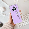 Personalized Initials Lavender Silicon Case For Realme P3 Pro 5G