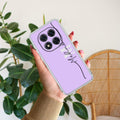 Personalized Initials Lavender Silicon Case For Redmi Note 14 Pro Plus 5G