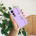 Personalized Initials Lavender Silicon Case For Vivo Y400 5G