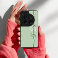 Personalized Initials Mint Green Glossy Metal Case Cover For OnePlus - ShopOnCliQ
