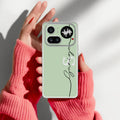 Personalized Initials Mint Green Anti Yellow Case For Nothing Phone 4A Pro 5G