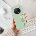 Personalized Initials Mint Green Anti Yellow Case For Oppo F29 Pro 5G