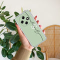 Personalized Initials Mint Green Anti Yellow Case For Oppo F31 Pro 5G