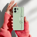 Personalized Initials Mint Green Anti Yellow Case For Oppo K13 5G