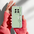 Personalized Initials Mint Green Silicon Case For Realme P4 5G