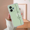 Personalized Initials Mint Green Anti Yellow Case For Realme 15 Pro 5G