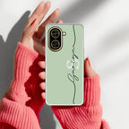 Personalized Initials Mint Green Silicon Case For Redmi/Xiaomi - ShopOnCliQ