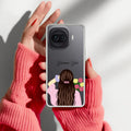 Personalized Pink Blossom Girl Transparent Silicon Case For iQOO 15R 5G