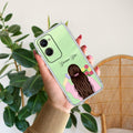 Personalized Pink Blossom Girl Anti Yellow Case For Vivo T3 Lite 5G