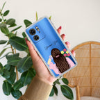 Personalized Pink Blossom Girl Anti Yellow Case For Motorola Edge 40 5G