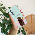 Personalized Pink Blossom Girl Anti Yellow Case For OnePlus Nord CE 4 5G
