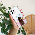 Personalized Pink Blossom Girl Anti Yellow Case For Oppo Reno 15 5G