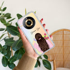 Personalized Pink Blossom Girl Anti Yelllow Case For Realme 11 Pro Plus 5G
