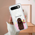 Personalized Pink Blossom Girl Anti Yellow Case For Realme 16 5G