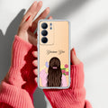 Personalized Pink Blossom Girl Anti Yelllow Case For Realme P3 Lite 5G