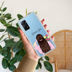 Personalized Pink Blossom Girl Transparent Silicon Case For Redmi/Xiaomi