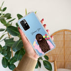 Personalized Pink Blossom Girl Transparent Silicon Case For Redmi/Xiaomi