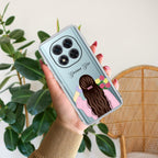 Personalized Pink Blossom Girl Transparent Silicon Case For Redmi/Xiaomi