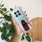 Personalized Pink Blossom Girl Transparent Silicon Case For Redmi/Xiaomi