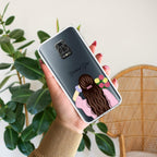 Personalized Pink Blossom Girl Anti Yellow Case For Redmi Note 10 lite