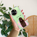 Personalized Pink Blossom Girl Anti Yellow Case For Vivo T3X 5G