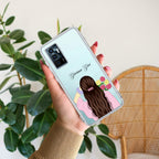Personalized Pink Blossom Girl Anti Yellow Case For Vivo V23E