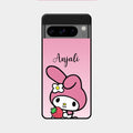 Pink Bunny Glass Case Cover For Google Pixel 8 Pro 5G