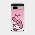 Pink Bunny Glass Case Cover For Google Pixel 8A 5G