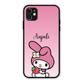 Pink Bunny Glass Case Cover For iPhone 11