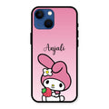 Pink Bunny Glass Case Cover For iPhone 13 mini