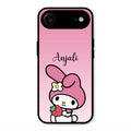 Pink Bunny Glass Case Cover For iPhone Air