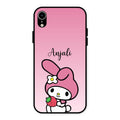 Pink Bunny Glass Case Cover For iPhone XR