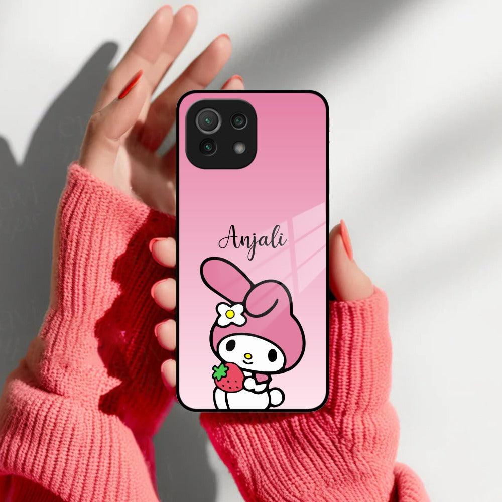 Pink Bunny Glass Case Cover For Redmi/Xiaomi - ShopOnCliQ