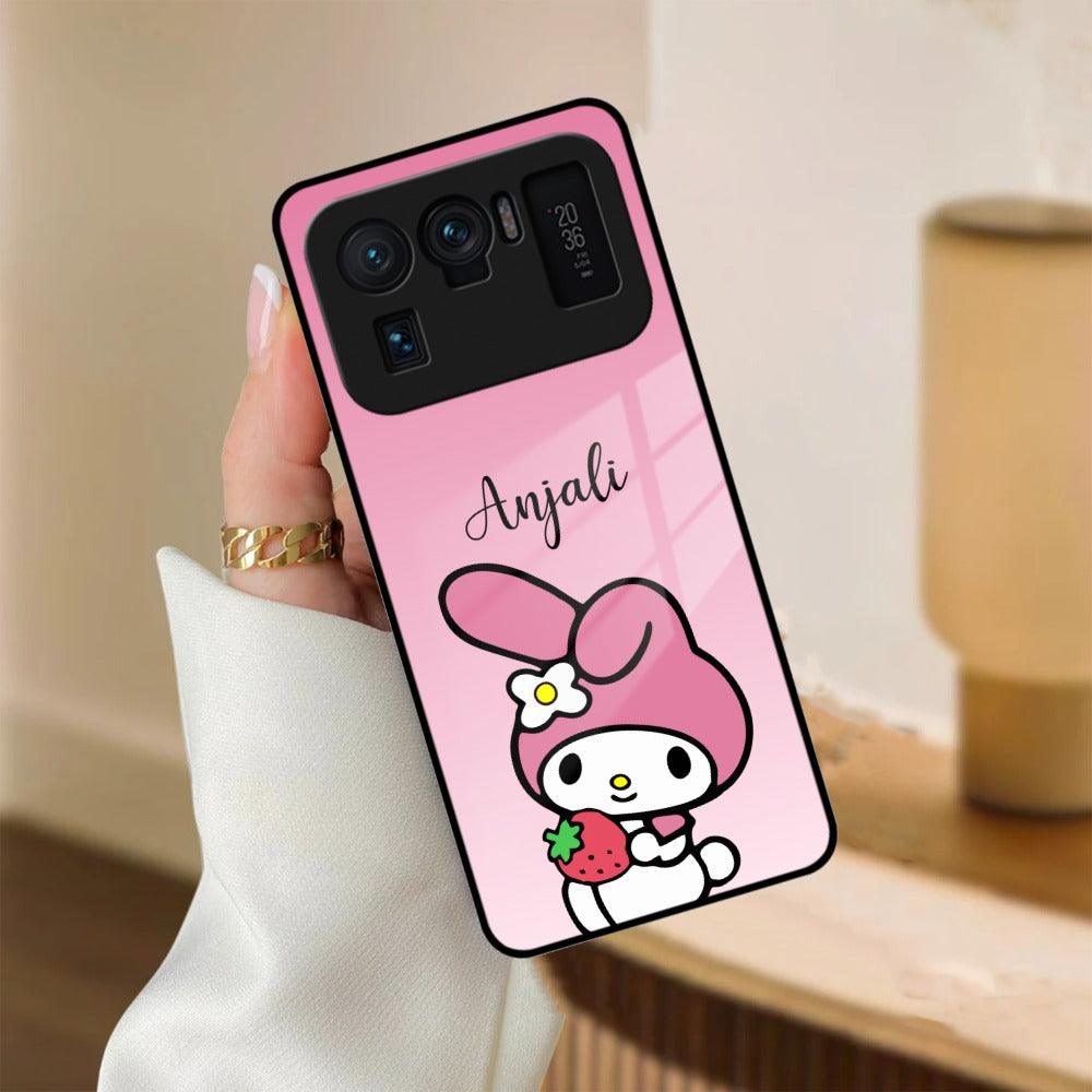 Pink Bunny Glass Case Cover For Redmi/Xiaomi - ShopOnCliQ