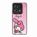 Pink Bunny Glass Case Cover For Motorola Edge 50 Pro