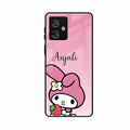 Pink Bunny Glass Case Cover For Motorola G64 5G