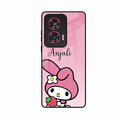 Pink Bunny Glass Case Cover For Motorola G85 5G