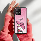 Pink Bunny Glass Case Cover For Motorola - ShopOnCliQ
