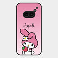 Pink Bunny Glass Case Cover For Nothing Phone 2A 5G