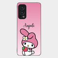 Pink Bunny Glass Case Cover For Oneplus Nord 2 5G