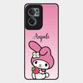 Pink Bunny Glass Case Cover For Oneplus Nord Ce 2 5G