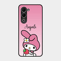 Pink Bunny Glass Case Cover For Oppo K13X 5G