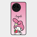 Pink Bunny Glass Case Cover For Realme 11 5G