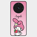 Pink Bunny Glass Case Cover For Realme 11 Pro Plus 5G