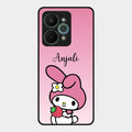 Pink Bunny Glass Case Cover For Realme 15 Pro 5G