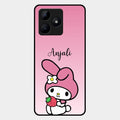 Pink Bunny Glass Case Cover For Realme C53