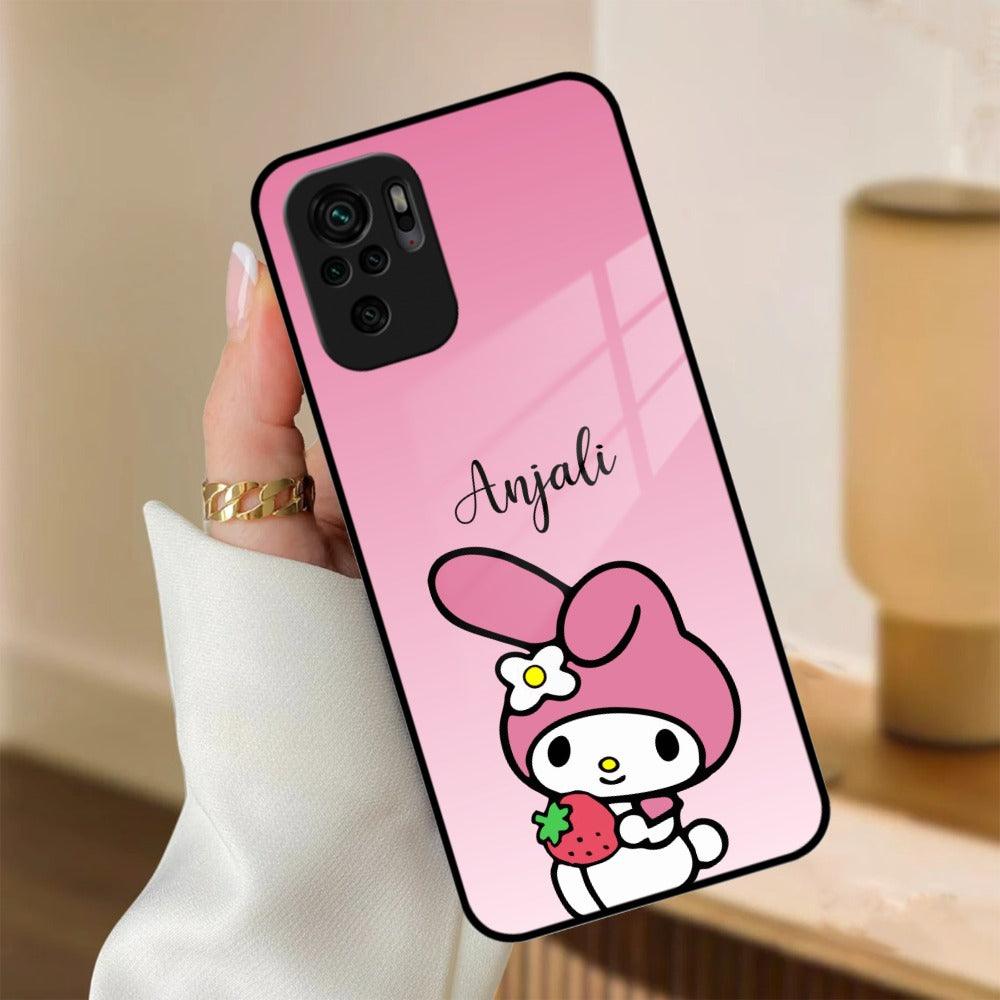 Pink Bunny Glass Case Cover For Redmi/Xiaomi - ShopOnCliQ