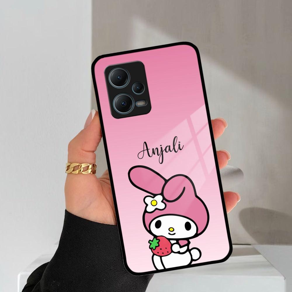 Pink Bunny Glass Case Cover For Redmi/Xiaomi - ShopOnCliQ