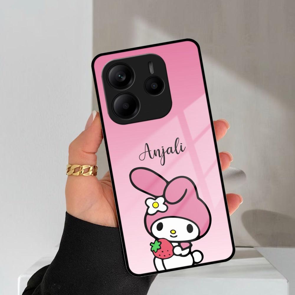 Pink Bunny Glass Case Cover For Redmi/Xiaomi - ShopOnCliQ
