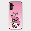 Pink Bunny Glass Case Cover For Samsung Galaxy F34 5G